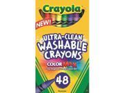 Crayola Ultra Clean Washable Crayons Box of 48