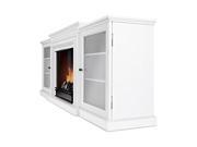Real Flame 7740 W Frederick Ventless Gel Entertainment Fireplace White