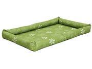 Midwest Container Beds Quiet Time Defender Floral Paradise Pet Bed Green 47x29.75x4.5