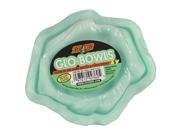 Zoo Med Laboratories Inc Glo bowl Glow In The Dark Water And Food Dishes Small