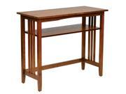 Office Star SRA07 AH Sierra 36 Foyer Table in Ash Finish