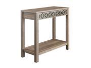 Office Star HLN07 GK Helena Foyer Table in Greco Oak Finish