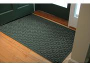 Bungalow Flooring 842590046 Aqua Shield Elipse 4 x 6 Mat Evergreen