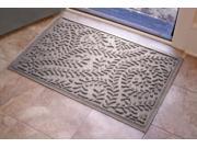 Bungalow Flooring 20378570023 Aqua Shield Boxwood 2 x 3 Mat Medium Grey