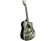 Mossy Oak Camo Acoustic Electric Guitar MO 1CE