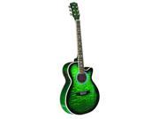 Indiana Madison Deluxe Guitar Quilt Green MAD QTGR