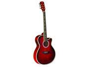 Indiana Madison Deluxe Guitar Quilt Red MAD QTRD