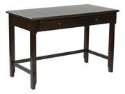 Office Star DVN2547 CB Devonshire 47 Desk in Cabinet Finish With Dual Storage Drawers Solid Wood Legs
