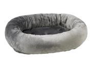 Bowsers 11321 Donut Bed Diam fur Medium Grey Teddy