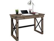 Altra Furniture 9835096 Wildwood Desk with Metal Frame Rustic Gray Finish