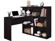Altra Furniture 9842096 Trilium Way Sit Stand L Shaped Desk Espresso Finish