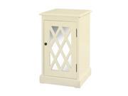 Powell 14A2005 White Mirror Chippendale Table