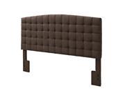 Dorel AsiaTorino King Headboard Brown Microfiber