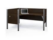 Bestar 100854C 69 Pro Biz Single Left L Desk Workstation In Chocolate