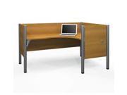 Bestar 100855C 68 Pro Biz Single Right L Desk Workstation In Cappuccino Cherry