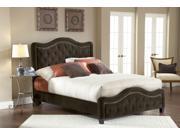 Hillsdale Furniture Trieste Upholstered Queen Bed in Chocolate Fabric
