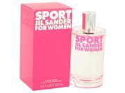 Jil Sander Sport by Jil Sander 3.4 oz Eau De Toilette Spray For Women