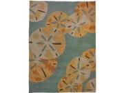 Homefires Rugs Sanddollars By The Sea 5 X 7