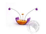 Cradle Shaped Cat Toy in Purple Yellow