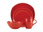 Dansk 841256 Classic Fjord Chili Red 4 piece Dinnerware Place Setting