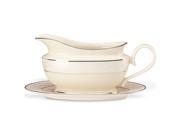 Lenox 830404 Pearl Innocence Sauce Boat Stand Ivory