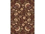 Tayse Rugs Elegance 5328 Brown 9 ft. 3 in. x 12 ft. 6 in. Transitional Area Rug