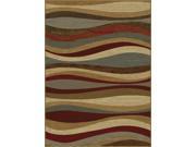 Tayse Rugs Elegance 5420 Multi 5 ft. x 7 ft. Contemporary Area Rug