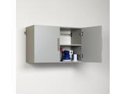 Prepac HangUps 36 inch Upper Storage Cabinet Light Grey GSUW 0708 1