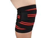 Spinto Fitness KNEE WRAPS Red Black