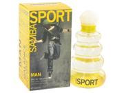 Samba Sport by Perfumers Workshop 3.3 oz Eau De Toilette Spray For Men