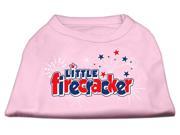 Mirage Pet Products 51 17 06 LGLPK Little Firecracker Screen Print Shirts Light Pink Large