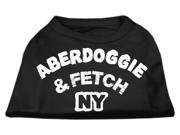 Mirage Pet Products 51 01 XXLBK Aberdoggie NY Screenprint Shirts Black XXL