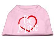 Mirage Pet Products 51 53 XSLPK Be Mine Screen Print Shirt Light Pink Extra Small