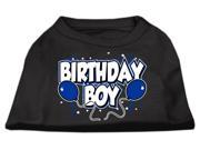 Mirage Pet Products 51 05 XSBK Birthday Boy Screen Print Shirts Black Extra Small