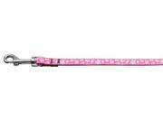 Mirage Pet Products 125 005 3806PK Butterfly Nylon Ribbon Collar Pink 3 8 wide 6Ft Leash