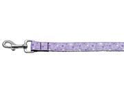 Mirage Pet Products 125 003 1006PR Retro Nylon Ribbon Collar Lavender 1 wide 6ft Leash