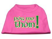 Mirage Pet Products 51 63 LGBPK Pog Mo Thoin Screen Print Shirt Bright Pink Large
