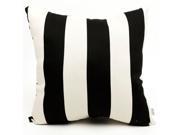 Majestic Home 85907220923 Black Vertical Stripe Extra Large Pillow