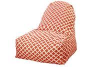 Majestic Home 85907227002 Burnt Orange Bamboo Kick It Chair
