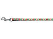 Timeless Christmas Nylon Ribbon Leash 3 8 inch wide 4ft Long