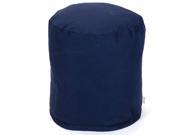 Majestic Home 85907220458 Navy Blue Solid Small Pouf