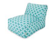 Majestic Home 85907238034 Teal Links Bean Bag Chair Lounger