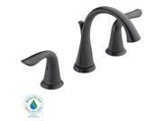 Delta Faucet 3538-RBMPU-DST Lahara Two Handle Widespread Lavatory Faucet, Venetian Bronze