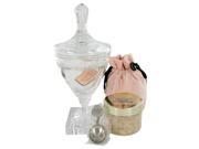 Juicy Couture by Juicy Couture 10.5 oz Huge Crystal Goblet with Pacific Sea Salt Soak in Luxury Juicy Gift Box For Women