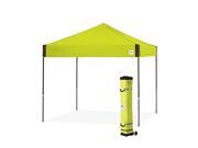 E Z UP Pyramid Instant Shelter Canopy 10 by 10ft Limeade PR3SG10LA