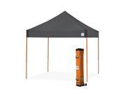 E Z UP Vantage Instant Shelter Canopy 10 by 10ft Steel Grey VG3SO10SG