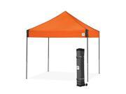 E Z UP Vantage Instant Shelter Canopy 10 by 10ft Steel Orange VG3SG10SO