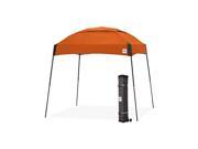 E Z UP Dome Instant Shelter Canopy 10 by 10ft Steel Orange DM3SG10SO