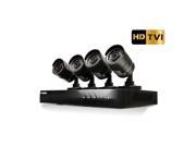 LaView 720p HD 4 Channel Analog DVR with 1 IP Channel at 720p and 4 720p Camera 1TB HDD