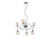 Z Lite 6 Light Chandelier Chrome 905 6A NEW